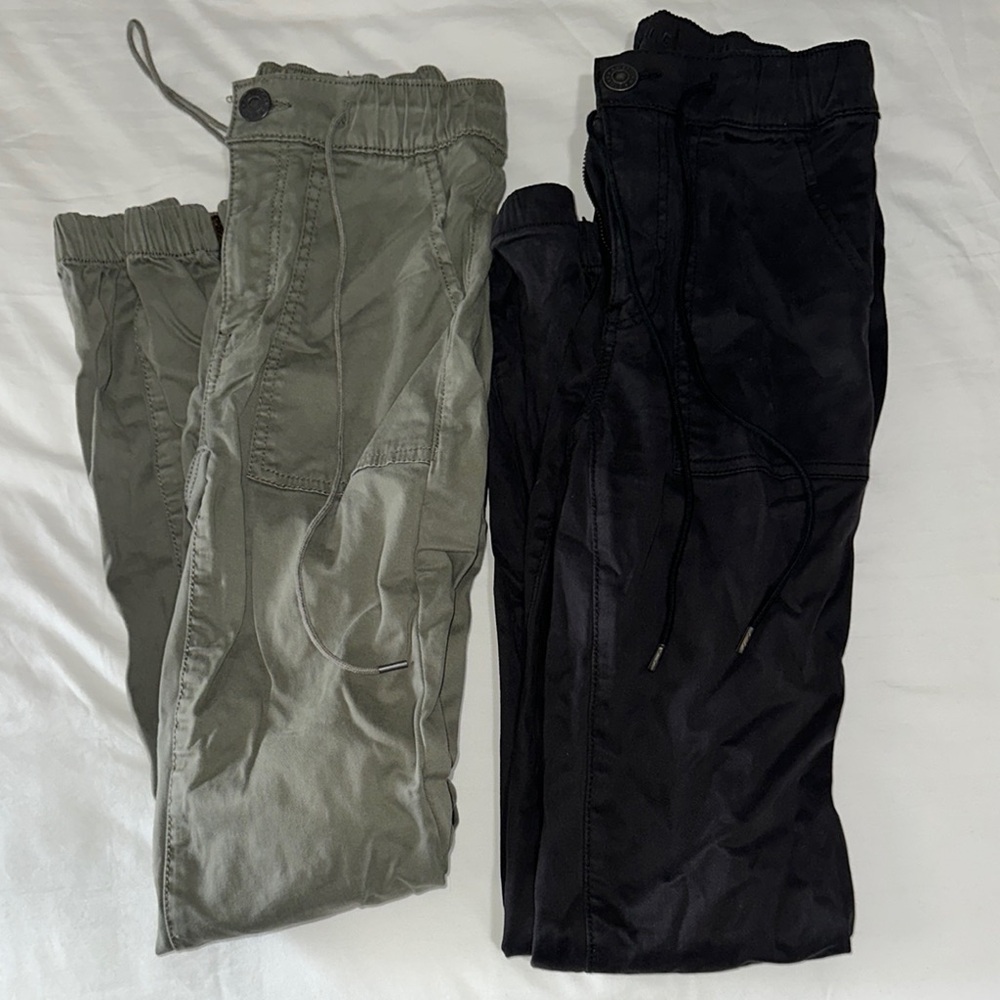 American Eagle Outfitters Women's Jeggings - Black and Olive